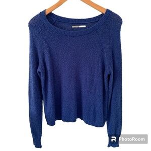 Rubbish Blue Bloucé Knit Pullover Sweater in Size M